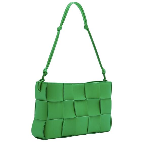 ❌❌SOLD! ❌❌NEW BOTTEGA VENETA CASSETTE GREEN LEATHER BAG PURSE AUTHENTIC! - Picture 3 of 16